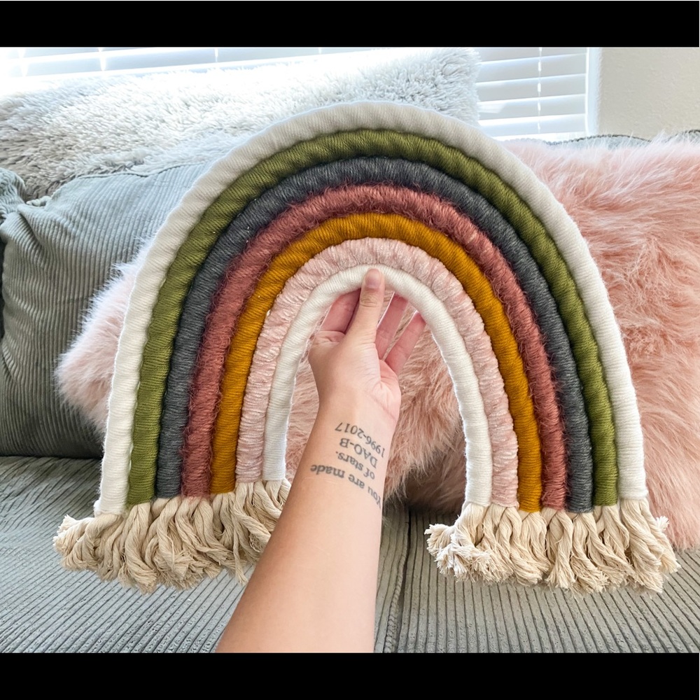 XL Handmade Hanging Rainbow Wall Art